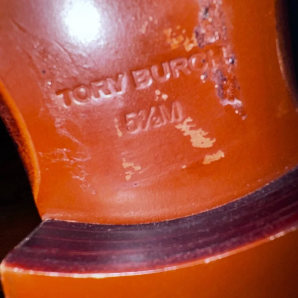 Tory Burch Everly Strap Sierra Brown Tall Riding Boots 5.5